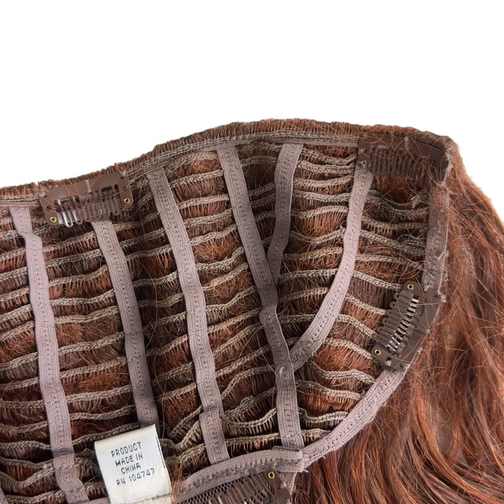 Hair Do Jessica Simpson Dark Copper 15” Clip In Wavy Extension Hair - Picture 6 of 13